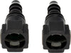 Dorman 800-185 Quick Connector 5/16 In. Steel to 8Mm Nylon 180, 2 Pack