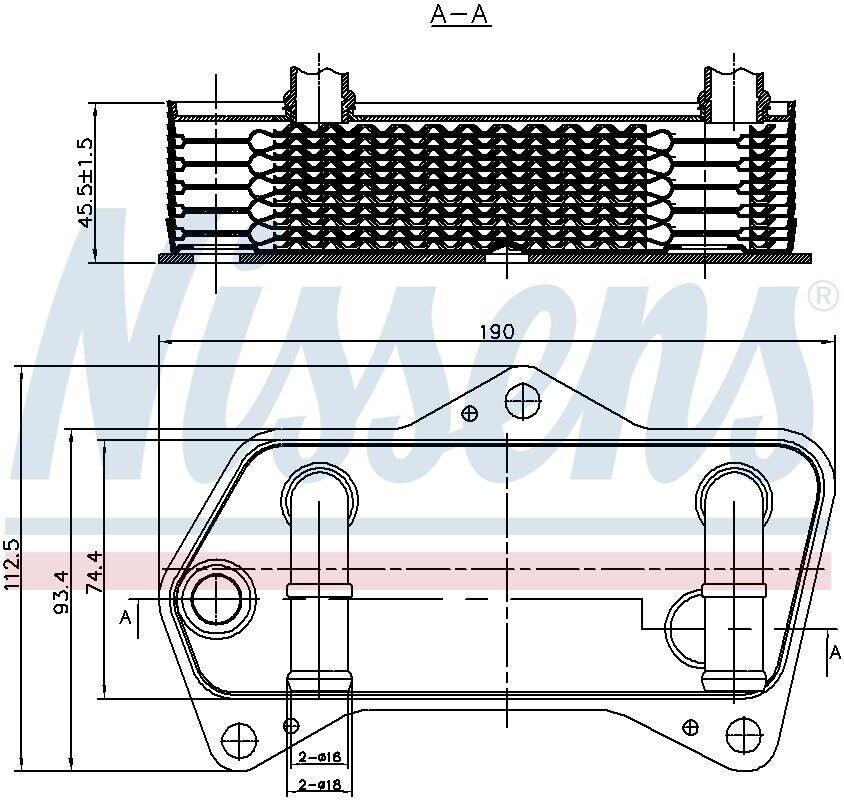 Automatic Transmission Oil Cooler for TTS Quattro, A3, A3 Quattro, S3+More 90653