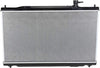 OEM-RA-13031 1-Row OE Style Aluminum Core Radiator Compatible with 07-09 Honda CR-V AT, 28-11/16" W X 15-3/4" H X 5/8" D, 1-1/4" Inlet, 1-1/4" Outlet