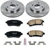 KOE5969 Autospecialty Front Replacement Brake Kit-Oe Brake Rotors & Ceramic Brake Pads