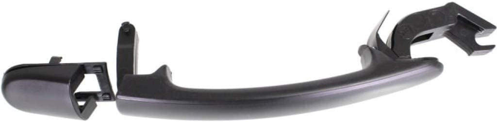 Compatible with Volkswagen GTI Exterior Door Handle 2006-2010 Passenger Side Front Primed | Trim: 2.5/Base/Fahrenheit | VW1319100 | 3B4839879AGRU