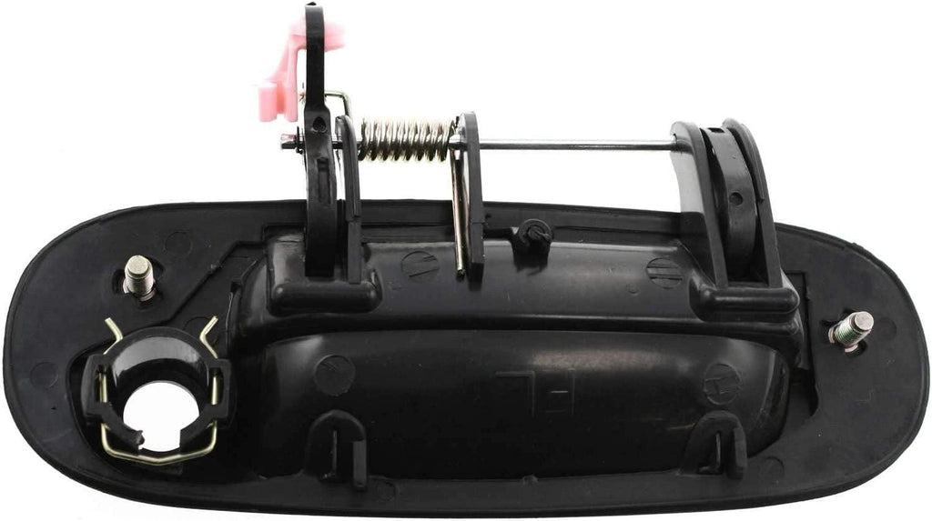 Front and Rear Exterior Door Handle Set of 4 Compatible with 2002-2009 Chevrolet Trailblazer/Gmc Envoy Textured Black Driver and Passenger Side