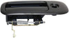 For Chevy Express 1500 Exterior Door Handle Rear Passenger Side - Side Sliding Door Smooth Black 2010-2014 | with Key Hole| Trim: Base/Ls/Lt