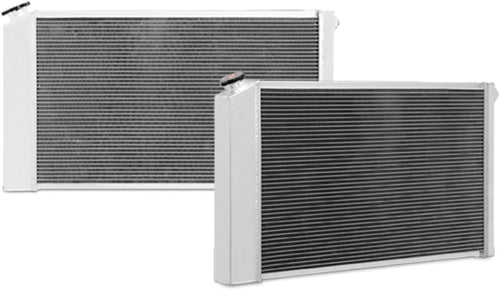 MMRAD-CHE-68X X-Line Performance Aluminum Radiator Compatible with Chevrolet Chevelle 1965-1967 Silver