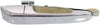 For Hyundai Entourage Exterior Door Handle 2007 2008 Rear Passenger Side Side Sliding Door | Chrome | Trim:All Submodels | HY1521116 | 836604D011