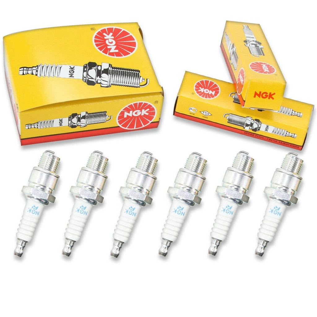 NGK DCPR8E "NICKEL" Spark Plugs 4339 (Set of 6) Standard