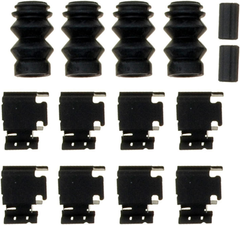 Gold 18K2097X Rear Disc Brake Caliper Hardware Kit with Clips, Seals, and Bushings