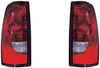For Chevy Silverado 1500/2500 Series/3500 Single R/Wheel Tail Light 2004-2006 Driver and Passenger Side Pair Fleetside Dark Trim CAPA Certified | GM2800174 | GM2801174 | 15844157 | 15844156