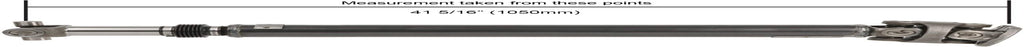 Cardone 65-9303 Remanufactured Driveshaft Prop Shaft