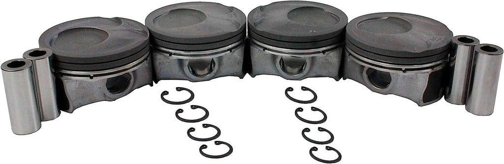 DNJ  Piston Set Standard Size for 14-15 Hyundai, Kia Elantra, Elantra GT, Tucson, Forte, Forte Koup, Forte5, Soul, Elantra Coupe 2.0L L4 DOHC Naturally Aspirated