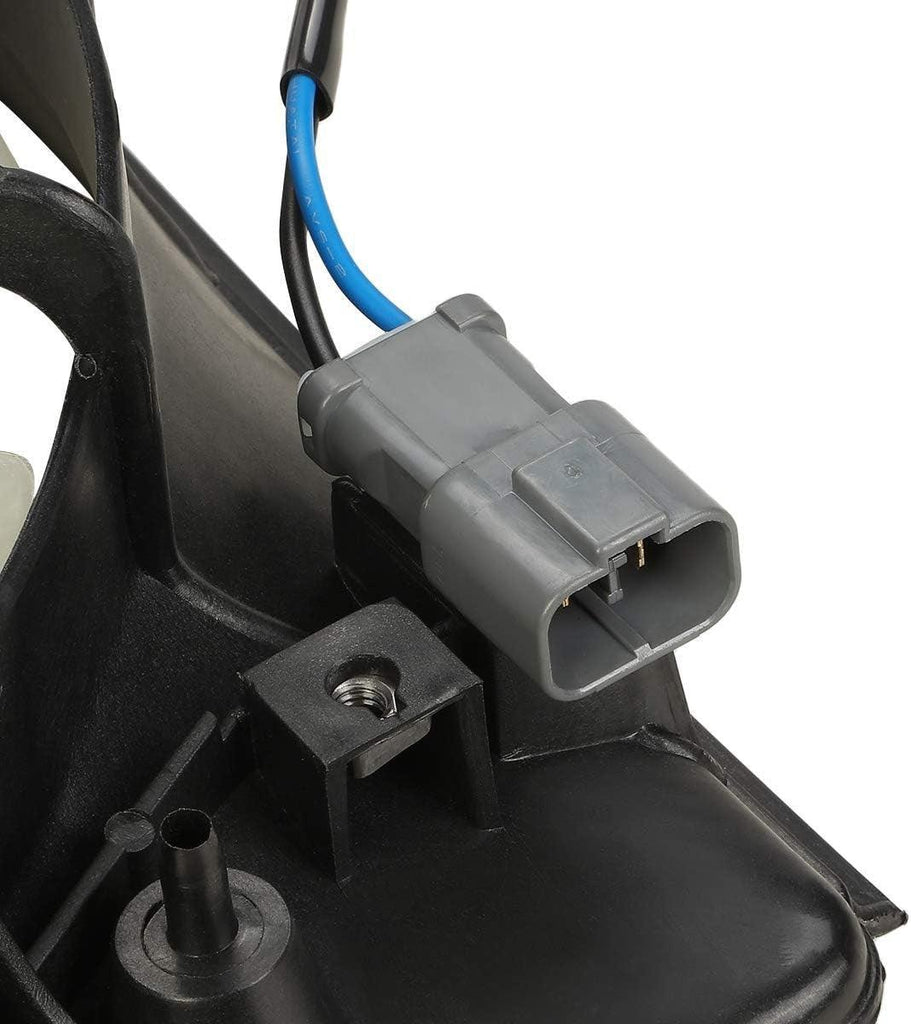 OEM-RF-0190 Factory Style Radiator Cooling Fan Assembly Cooling Efficiency Improved Direct Replacement [Compatible with 02-06 Acura RSX]