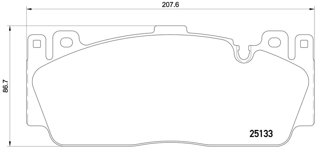 Brembo Front Disc Brake Pad Set for BMW (P06079)