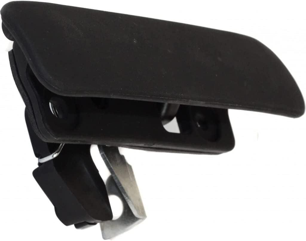 For Ford E-350 Econoline Exterior Door Handle Rear, Driver or Passenger Side - Side Hinged Door Textured Black (1992-1998) | Trim: All Submodels
