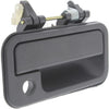 for Isuzu Pickup Exterior Door Handle 1988-1995 Front Passenger Side Textured Black | W/Key Hole| Trim:All Submodels