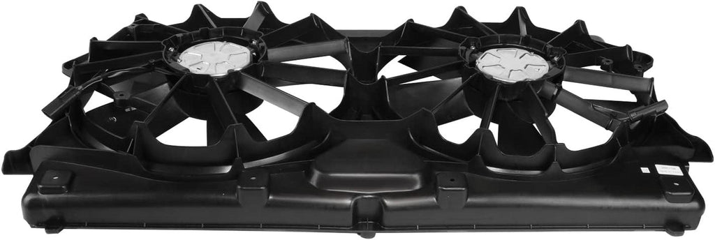 Radiator Fan Assembly Compatible with 19-21 Silverado Sierra 1500, 21-22 Suburban/Tahoe/Yukon/Escalade W/O Max Trailering Package, OEM-RF-0602