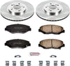 KOE2744 Autospecialty Front and Rear Replacement Brake Kit-Oe Brake Rotors & Ceramic Brake Pads