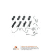 Carlson Disc Brake Hardware Kit for Ford H5762Q