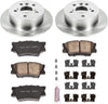 Power Stop KOE3068 Autospecialty Rear Replacement Brake Kit-Oe Brake Rotors & Ceramic Brake Pads