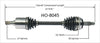 HO-8045 CV Axle Shaft