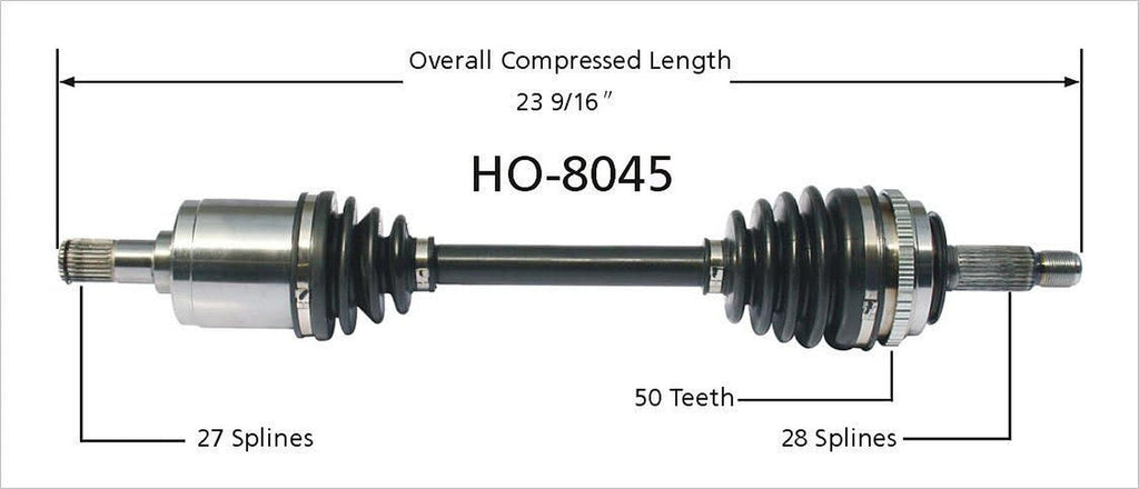 HO-8045 CV Axle Shaft