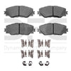 Front Disc Brake Pad Set for Corolla, RAV4, Prius V, Xb, Xd+More (1551-1210-01)
