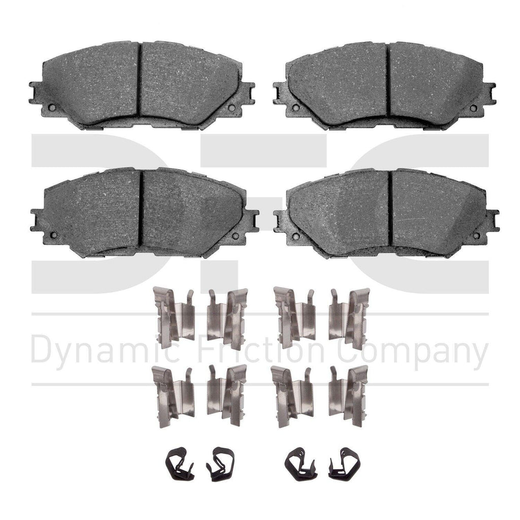 Front Disc Brake Pad Set for Corolla, RAV4, Prius V, Xb, Xd+More (1551-1210-01)