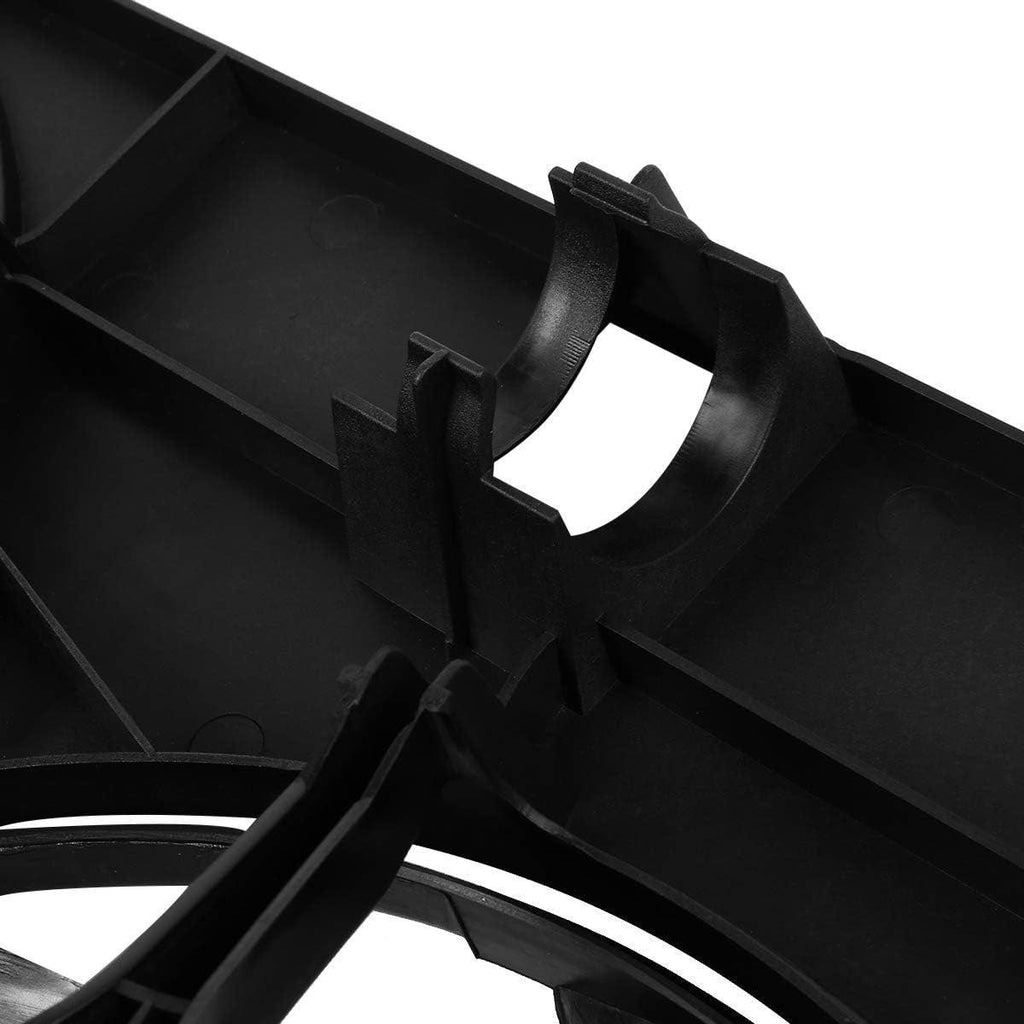 OEM-RF-0102 Factory Style Radiator Cooling Fan Assembly Cooling Efficiency Improved Direct Replacement [Compatible with 07-09 Lincoln MKZ] Black