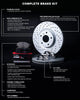 R1 Concepts Front Brakes and Rotors Kit |Front Brake Pads| Brake Rotors and Pads| Optimum Oep Brake Pads and Rotors| Hardware Kit|Fits 2008-2019 Pontiac Vibe; Scion Xd; Toyota Corolla, Matrix
