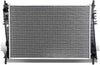 OEM-RA-2622 1-Row OE Style Aluminum Cooling Radiator Replacement Compatible with 02-08 Jaguar X-Type AT, 24-5/16" W X 16-15/16" H X 1-1/4" D, 1-1/2" Inlet, 1-1/2" Outlet