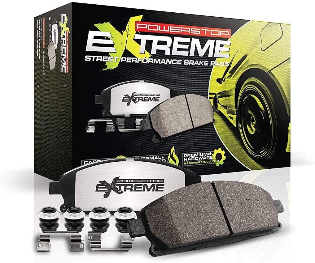 Front Z26-1474A Carbon-Fiber Ceramic Brake Pads Street Performance Z26