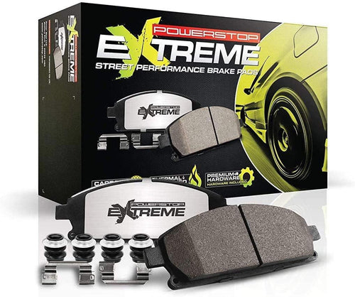 Front Z26-1474A Carbon-Fiber Ceramic Brake Pads Street Performance Z26