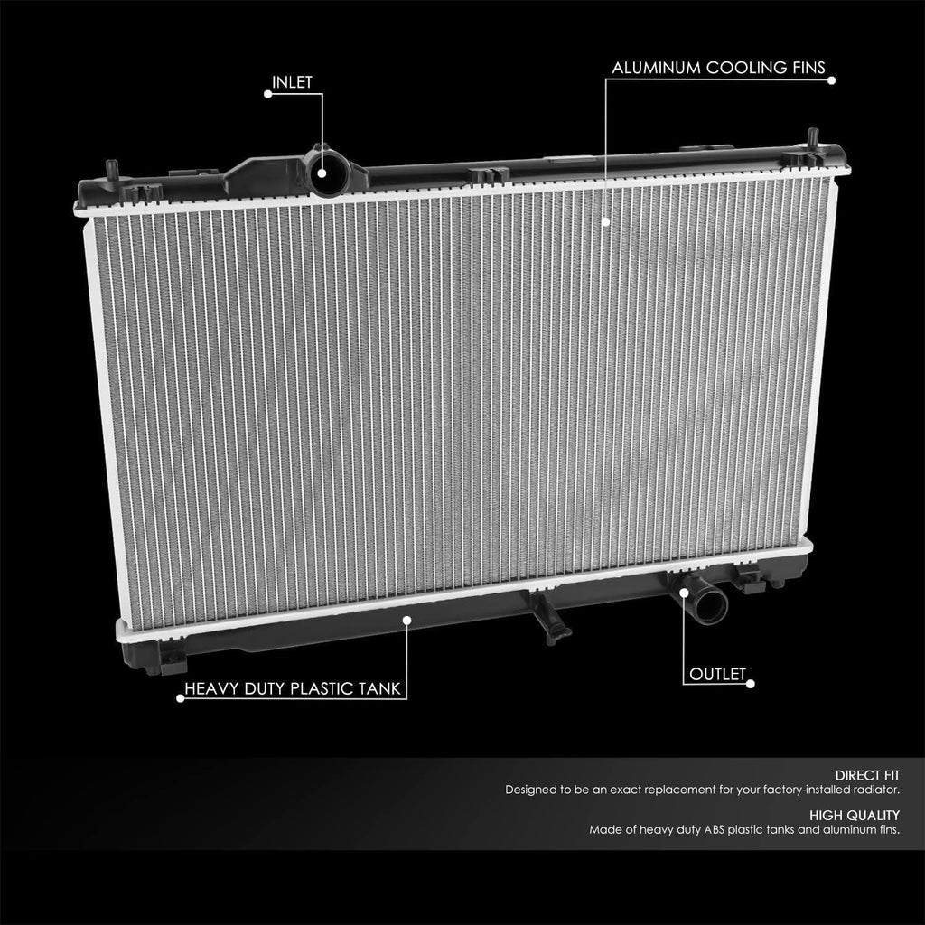 OEM-RA-2782 OE Style 1-Row Aluminum Cooling Radiator Compatible with 07-11 Lexus GS350 / 2006 GS300 / 2007 GS450H
