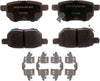 Acdelco Silver 14D1354CHF1 Ceramic Rear Disc Brake Pad Set