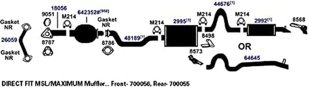 64645 Exhaust Tail Pipe