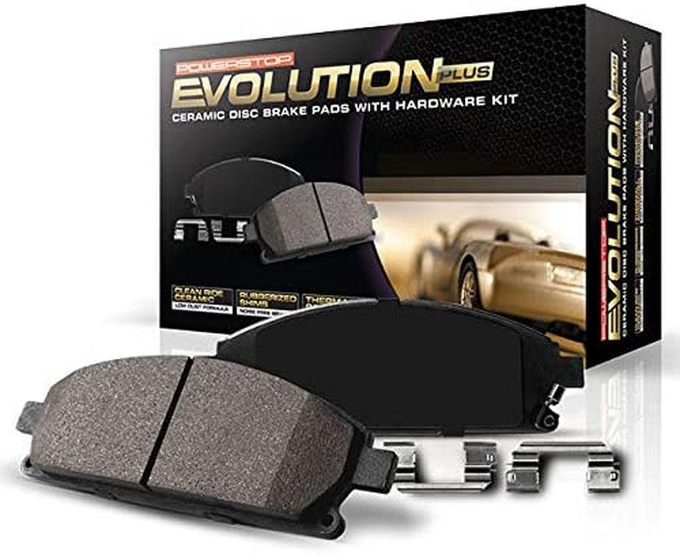 17-914, Z17 Front Ceramic Brake Pads with Hardware