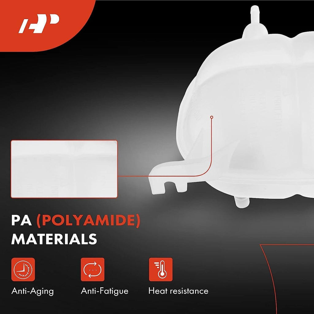 A-Premium Engine Coolant Overflow Recovery Reservoir Tank [W/Cap & Sensor] Compatible with Pontiac Solstice 2006-2009, Saturn Ion 2003-2007, Sky 2007-2010, 2.0L 2.4L, Replace # 10368831
