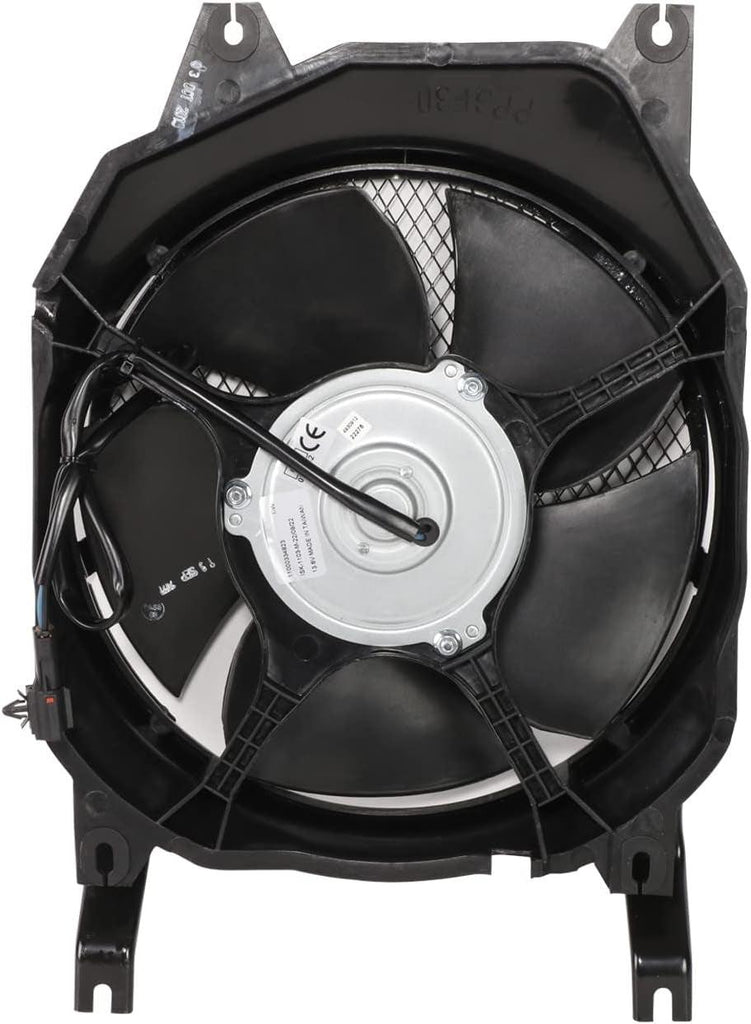 Factory Style A/C Condenser Fan Assembly Compatible with 98-02 Isuzu Trooper,Oem-Rf-0758