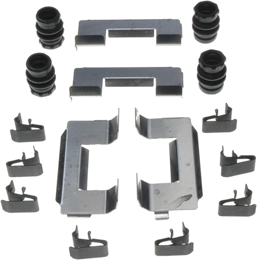 Gold 18K1023X Front Disc Brake Caliper Hardware Kit with Clips and Seals