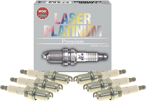 NGK Set of 6 Laser Platinum Spark Plugs Gap 0.032