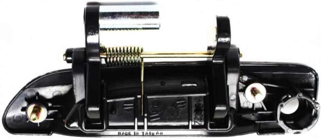 for Honda Civic Exterior Door Handle Front, Passenger Side Smooth Black (2001-2005) | with Key Hole| Trim:All Submodels