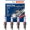 Genuine BOSCH Double Platinum Spark Plug 4PCS for Audi Porsche Volkswagen