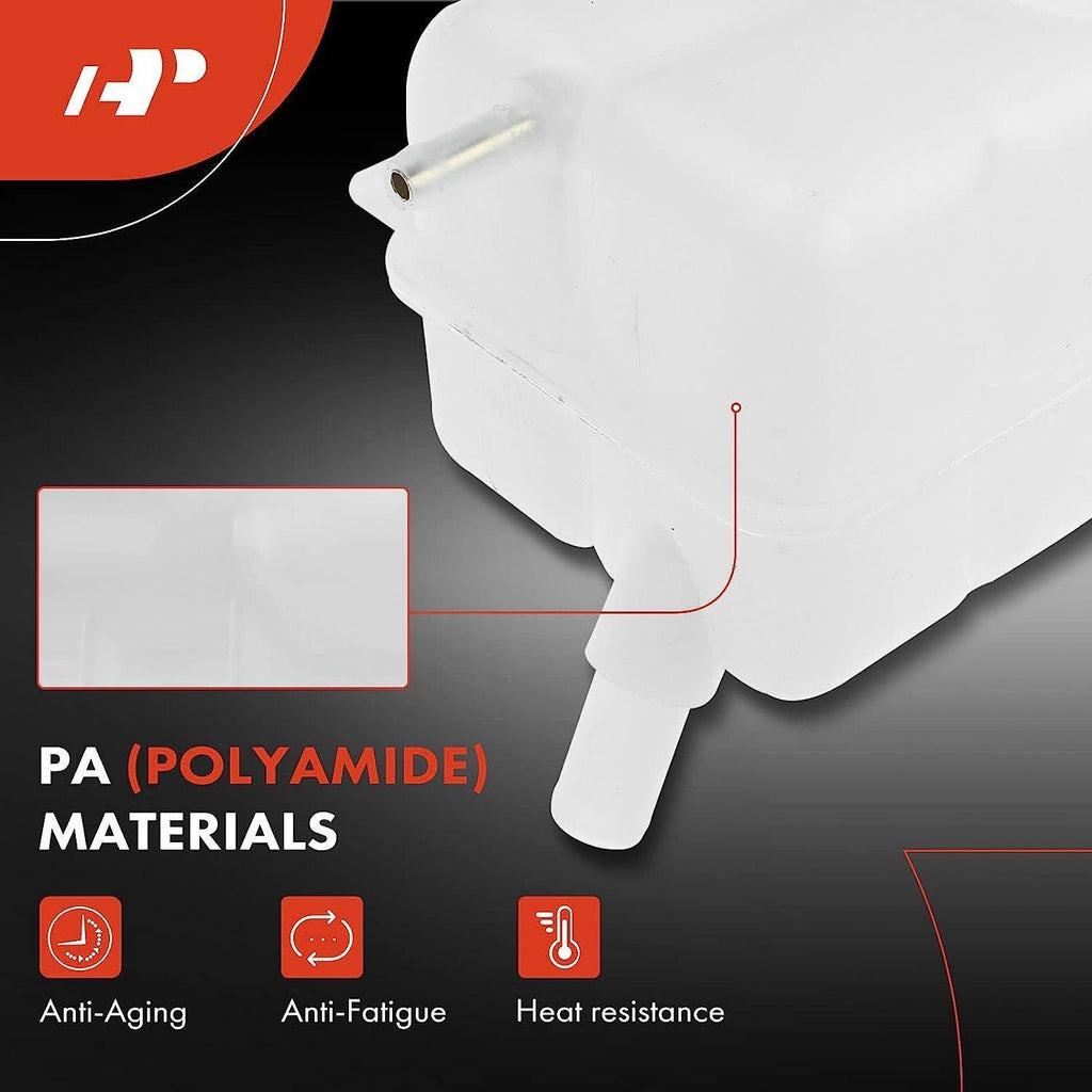 A-Premium Engine Coolant Overflow Recovery Reservoir Tank [With Cap] Compatible with Chevy Aveo Aveo5 2007-2011 & Pontiac G3 2009-2010, [1.6L], Replace# 96930818, 96815542
