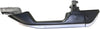 For Honda Odyssey Exterior Door Handle Rear, Passenger Side Silver Handle (2011-2017) | Trim:All Submodels