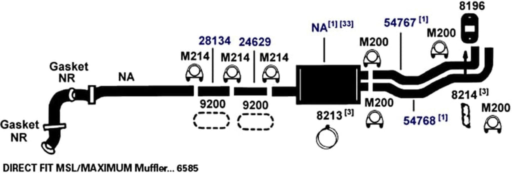 28134 Exhaust Pipe