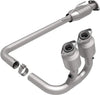 Magnaflow Direct-Fit Catalytic Converter California Grade CARB Compliant 458027 - Stainless Steel 2In Main Piping, 49.5In Overall Length, Bolt-On Inlet Attachment - Wrangler CA Legal Replacement