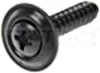 Dorman 961-201D: Trim Screw - Black - No.10-16 X 1 In.