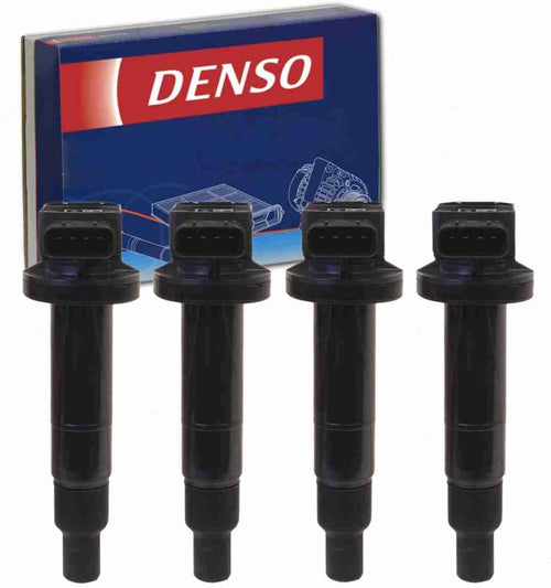 4 Pc DENSO Direct Ignition Coils Compatible with Scion Xb 1.5L L4 2004-2006