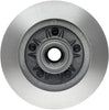 66997R Professional Grade Disc Brake Rotor and Hub Assembly, Silver,12.13