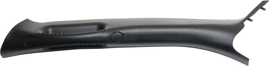 Front, Driver Side Grab Handle Compatible with 2002-2008 Dodge Ram 1500, 2003-2009 Ram 2500 & 2003-2009 Ram 3500 a Pillar Trim Moulding, Black, Plastic
