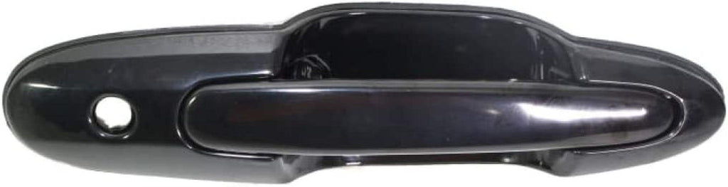 for Mazda MPV Exterior Door Handle Front, Driver Side Smooth Black 2000-2006 | with Key Hole | Trim:All Submodels | MA1310117 | LC7059410F08